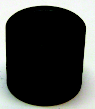 CAP FS 3000# 1/4 THREADED BLACK - Cap